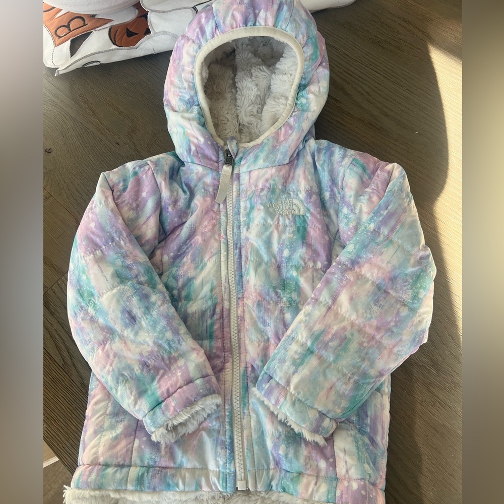 Girls NorthFace 18-24 months reversible coat